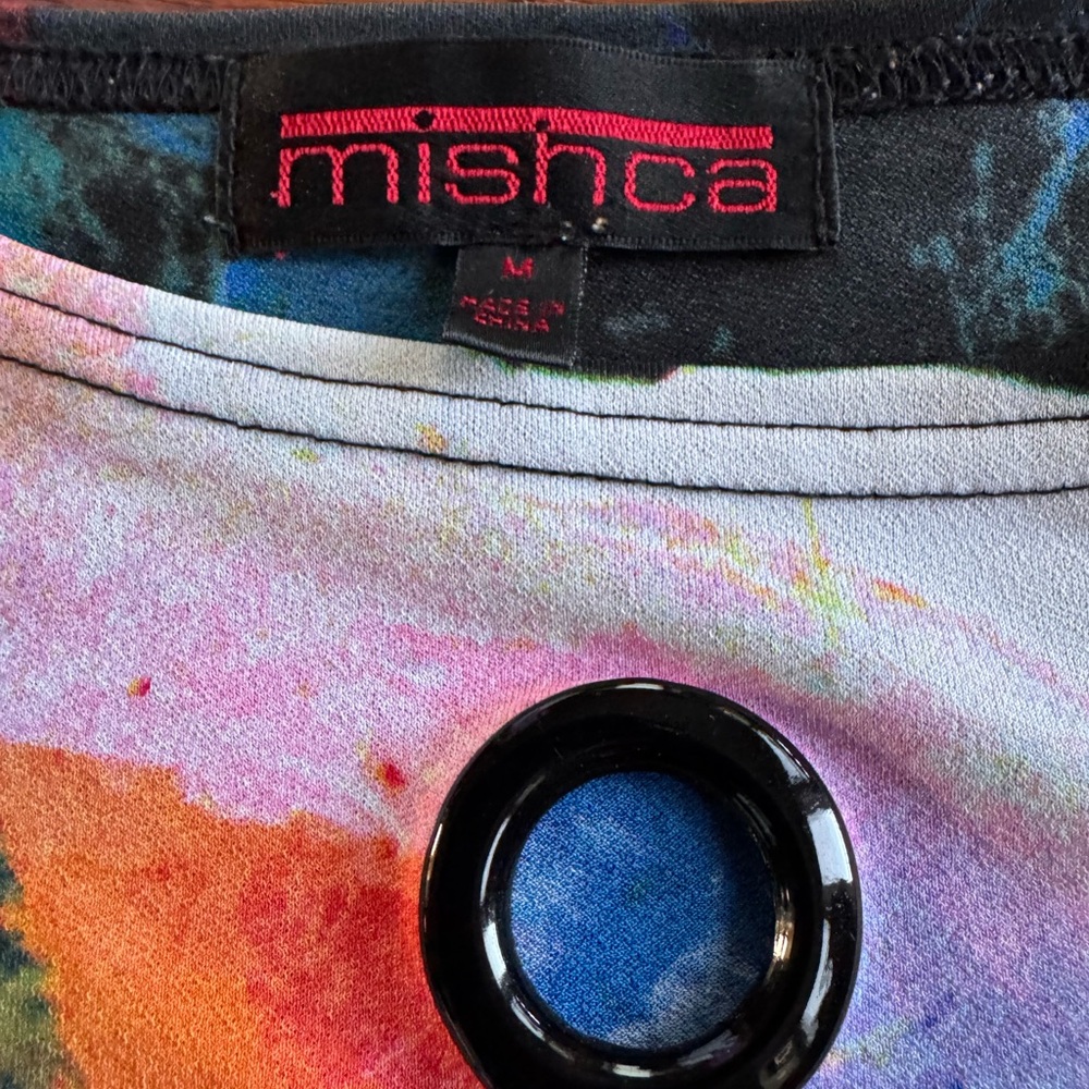 Mishca Abstract Print Tunic Top - Picture 7 of 9